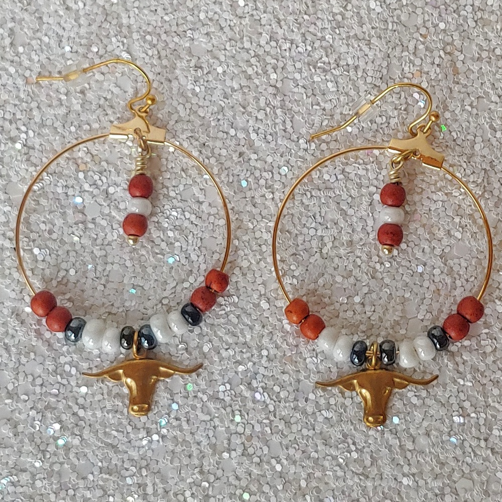 UT LONGHORN Earrings